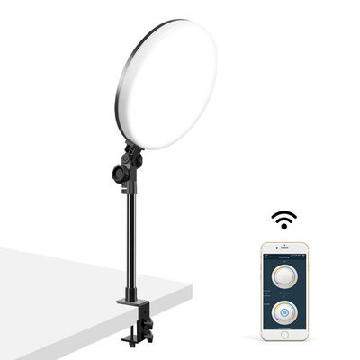 Rund LED-panel med 2 stativ