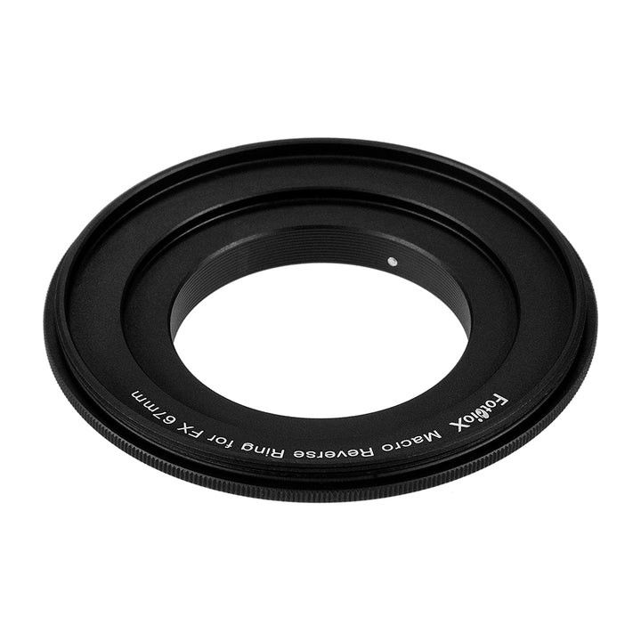 Makro reverseringsring Fuji 67mm - Camera Mount to Filter Thread Adapter for Fujifilm Fuji X-Series Camera Mounts Makro reverseringsring Fuji 67mm - Camera Mount to Filter Thread Adapter for Fujifilm Fuji X-Series Camera Mounts