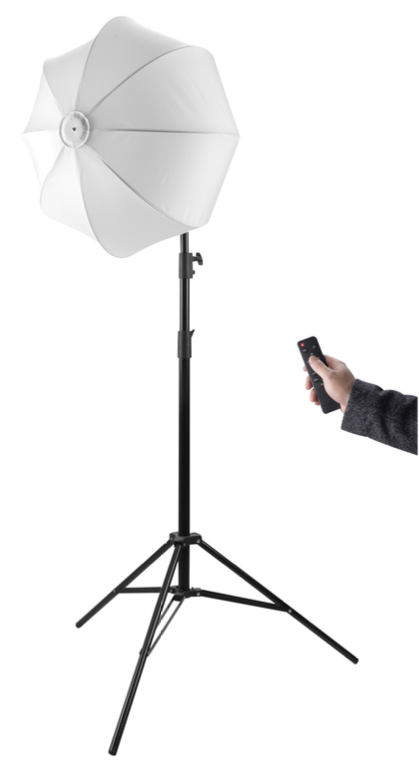 Lantern Softbox 65cm med inbyggt ljus!