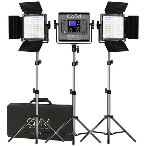 LED-paneler i videokit 3 x 40W