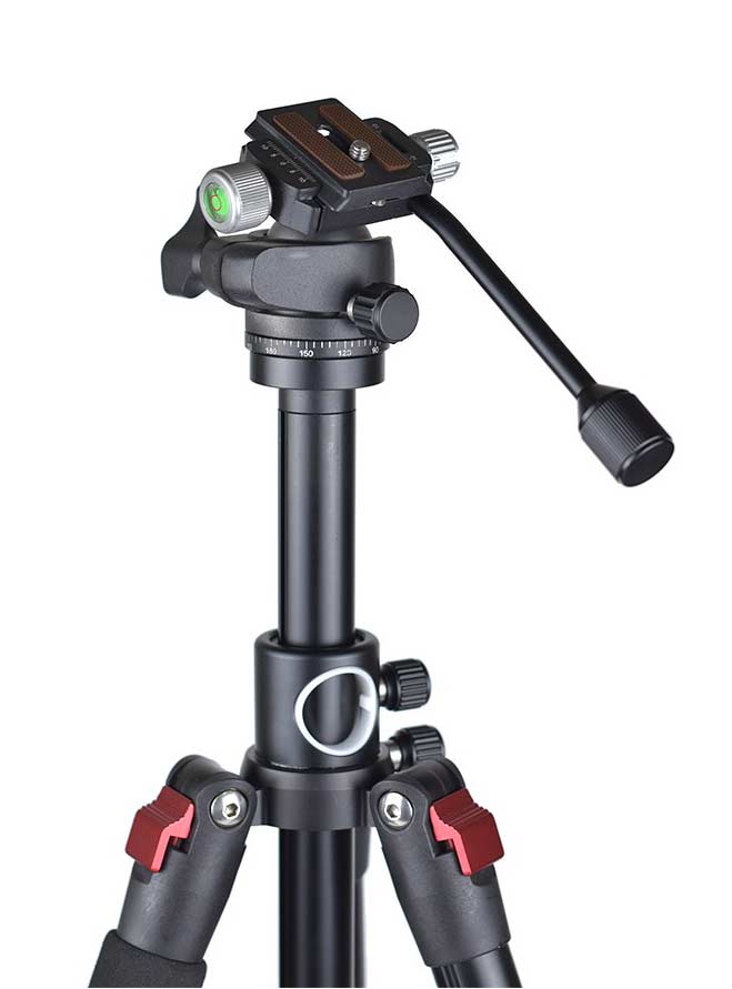 Trebensstativ med videohuvud 174cm
