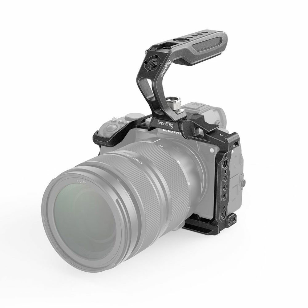 Kit för Panasonic LUMIX S5 med Bur och topphandtag "Black Mamba"