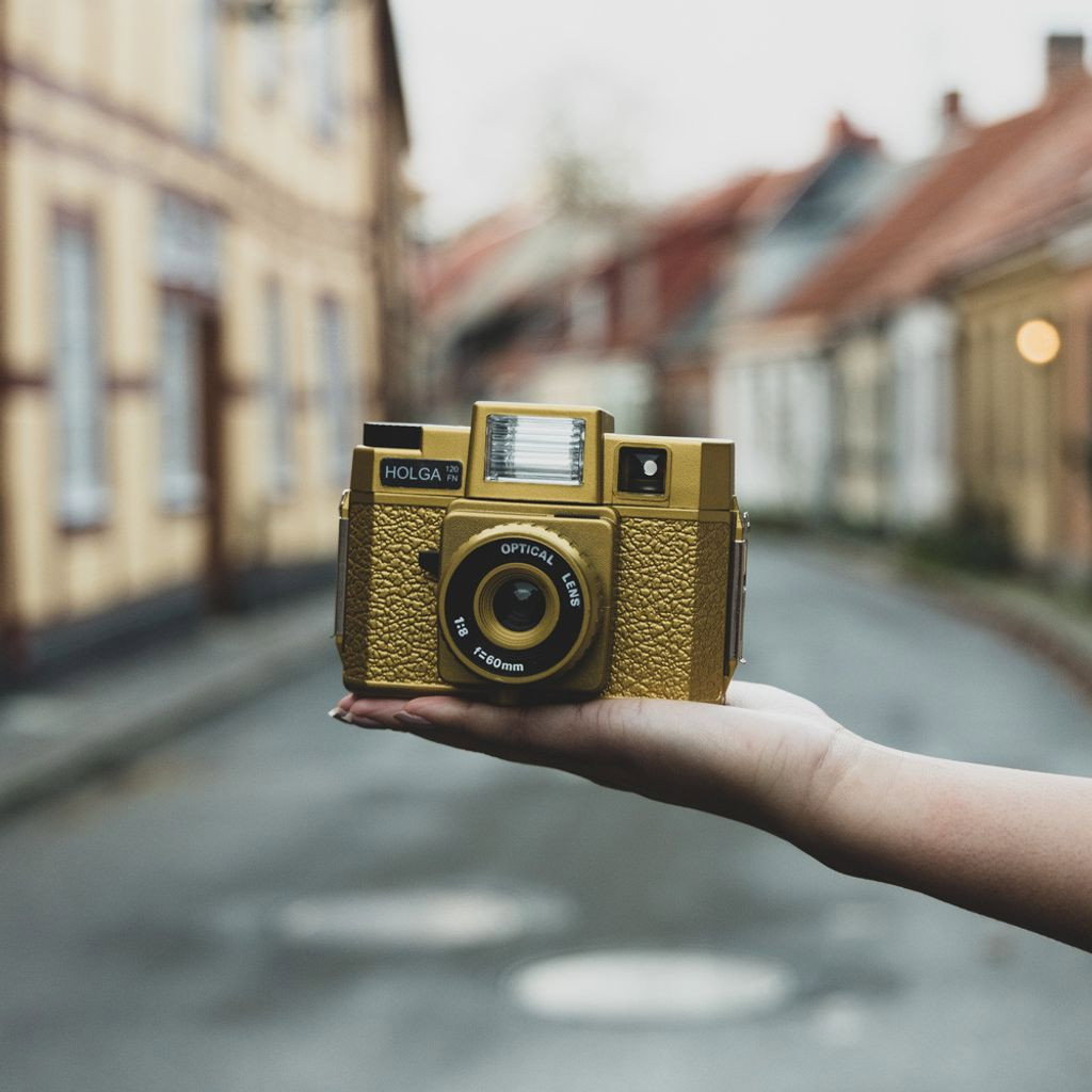 Holga 120FN Guld