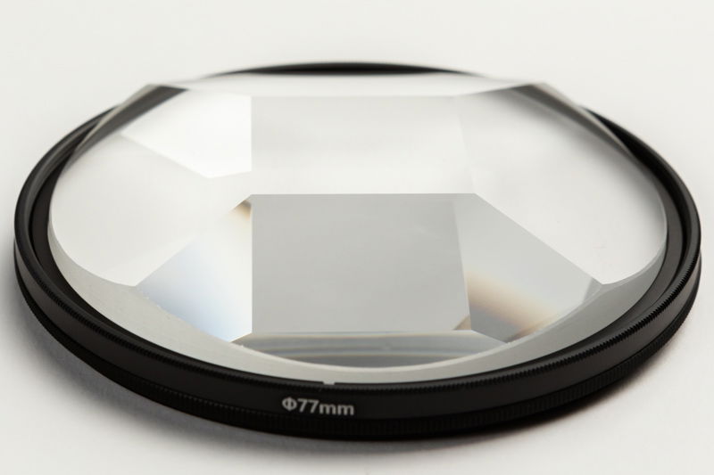 Foreground Blur One-Side Stretch Drag Effect Prism 77mm