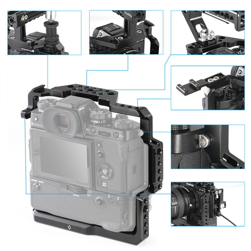 Bur för Fujifilm X-T2 och X-T3 med batterigrepp