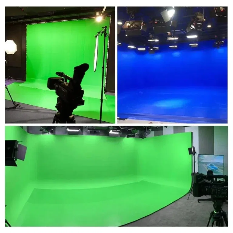 Greenscreen golv matta rulle metervara