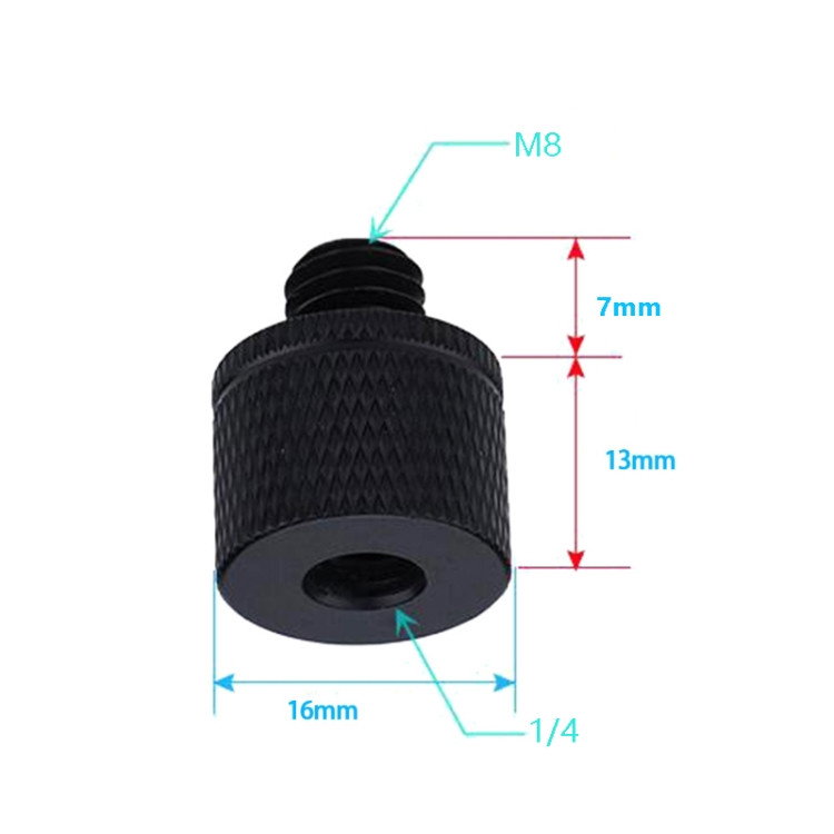 Adapter 1/4" till M8