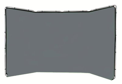 Grått tyg för Chromakey Bakgrund 2.4 x 4 meter