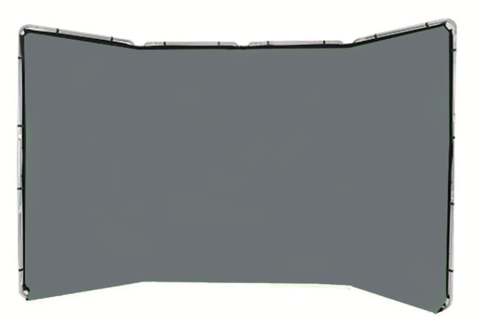 Grått tyg för Chromakey Bakgrund 2.4 x 4 meter