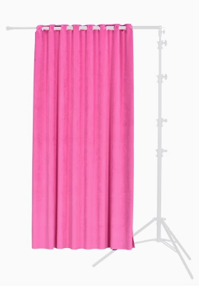 Draperi för produktfoto Rosa