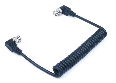 SDI Spiralkabel med vinklad kontakt