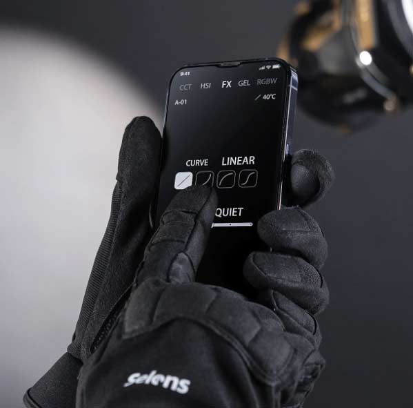 Studiohandskar foto video touchscreen ok (XL)