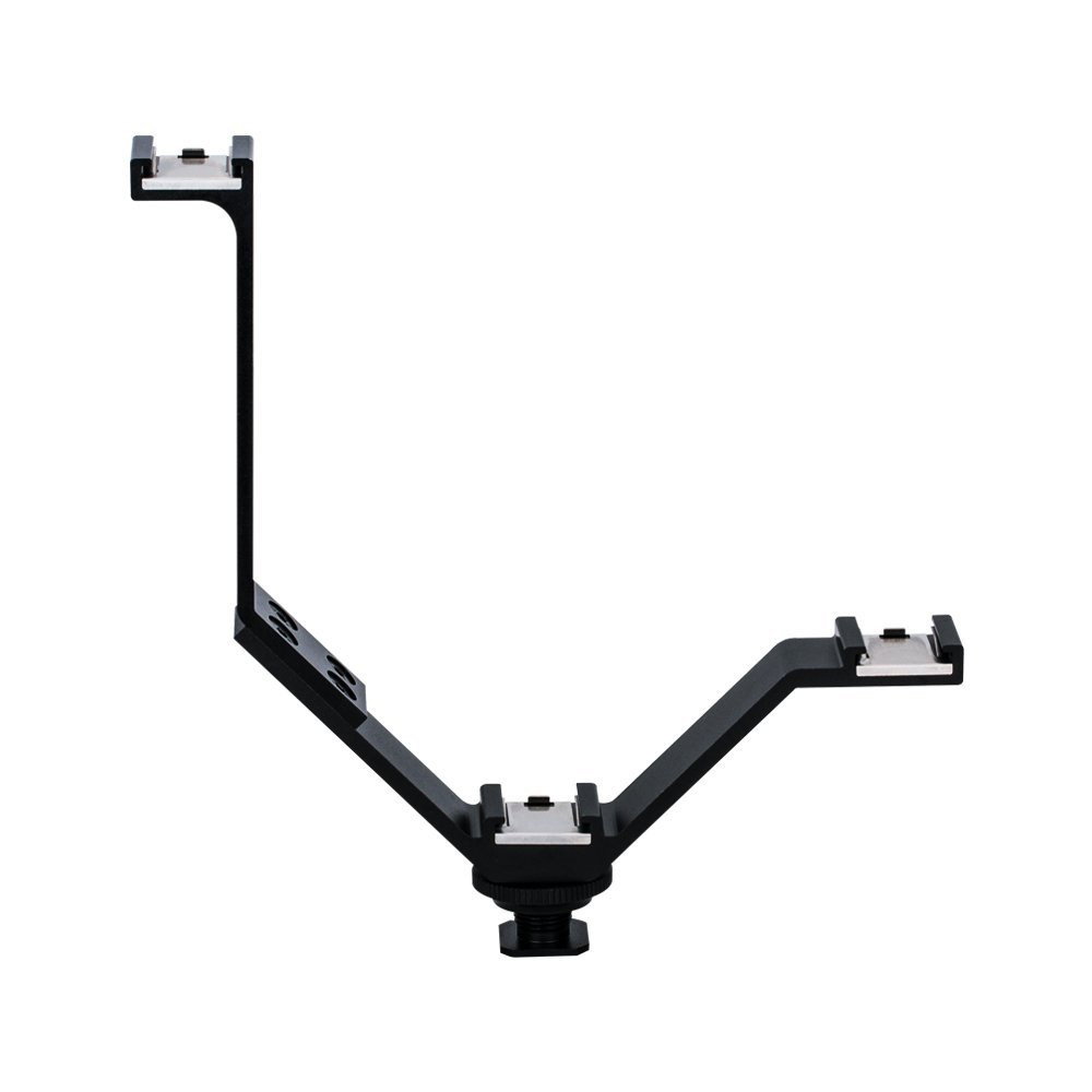 V-bracket med trippel cold shoe Large