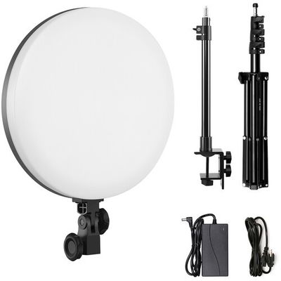 Rund LED-panel med 2 stativ