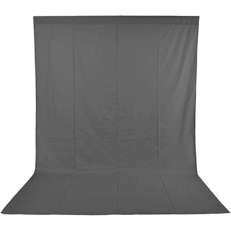Mörkgrå bakgrund i polyester (3 x 3 meter)
