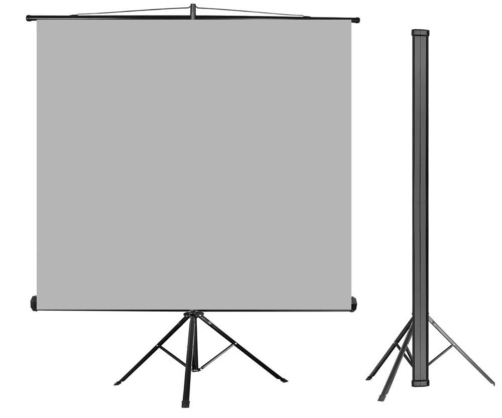 Bakgrundsduk rollup på ställning 2 x 2 meter (Grå)