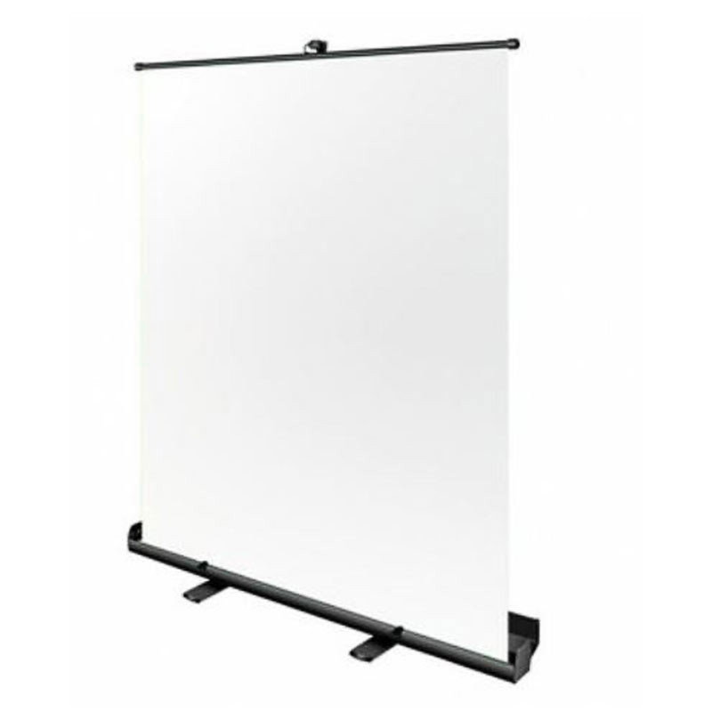 Vit bakgrundsduk rollup 2.5 x 2 meter