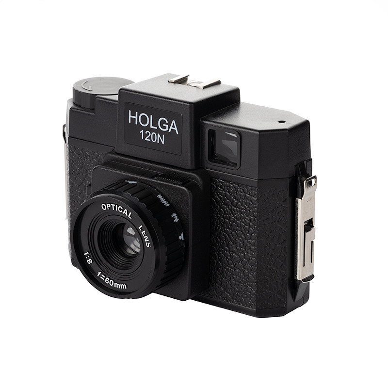 Holga 120N leksakskamera (Svart)