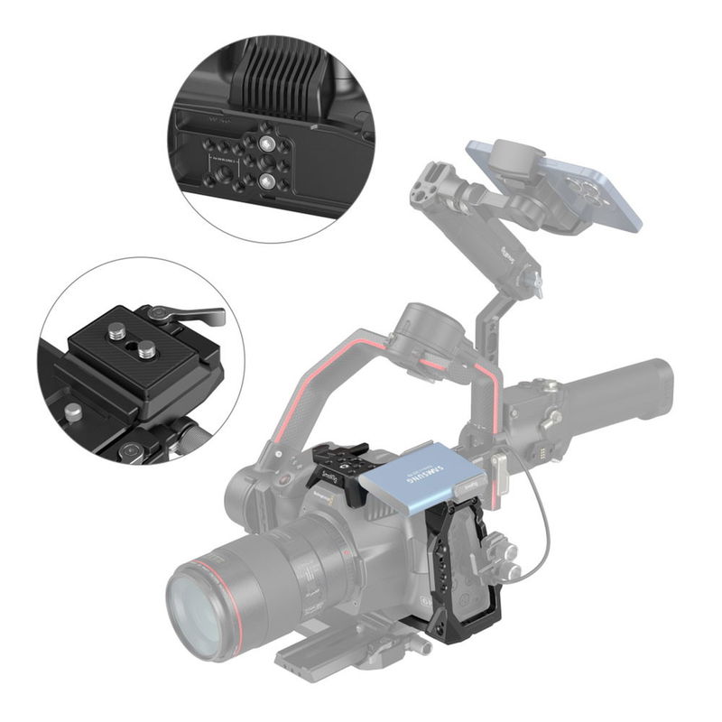 Halvbur för BMPCC 6K Pro