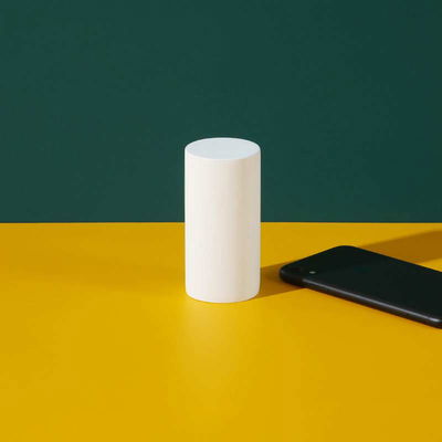 Stylingcylindrar – 4-pack vita cylindrar i plast för produktfotografering