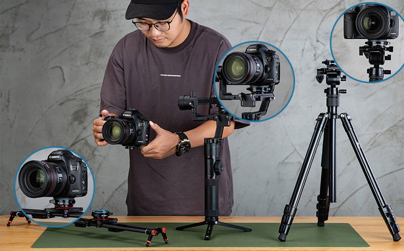 Fotopro KZ-1 Snabbplatta + hållare
