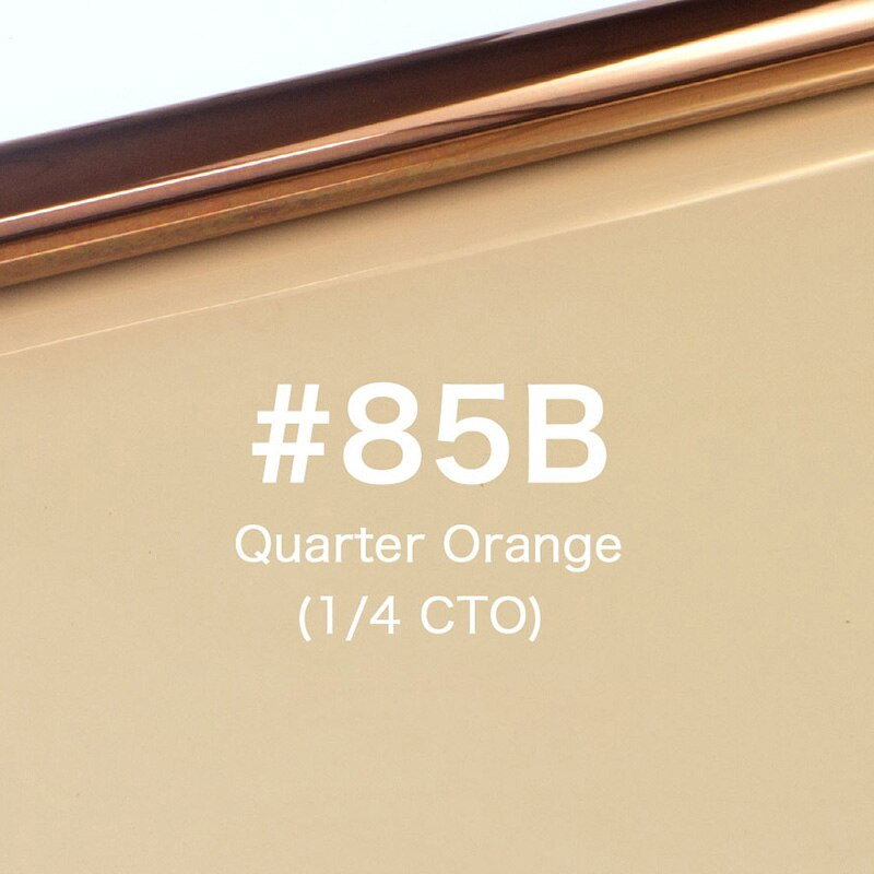 Gel 1/4 CTO Orange Färgfilter för färgkorrigering