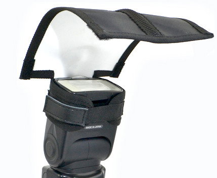 Blixtreflektor vit (böjbar modell) (Liten)