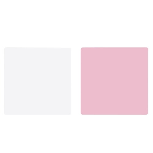 Bakgrund för produktfoto Skiva 40 x 40 cm Vit / Rosa