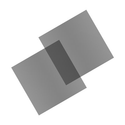 Set med 5 polariserande film ark 10x10cm