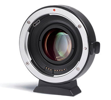 Adapter för Canon EF-objektiv på EOS M kamera
