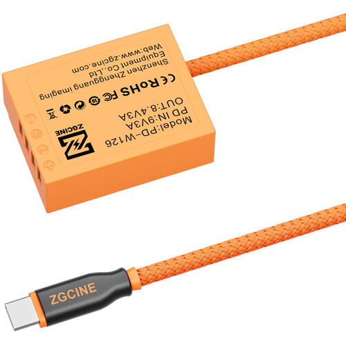 USB-C PD till Fuji NP-W126 Dummy-Batteri