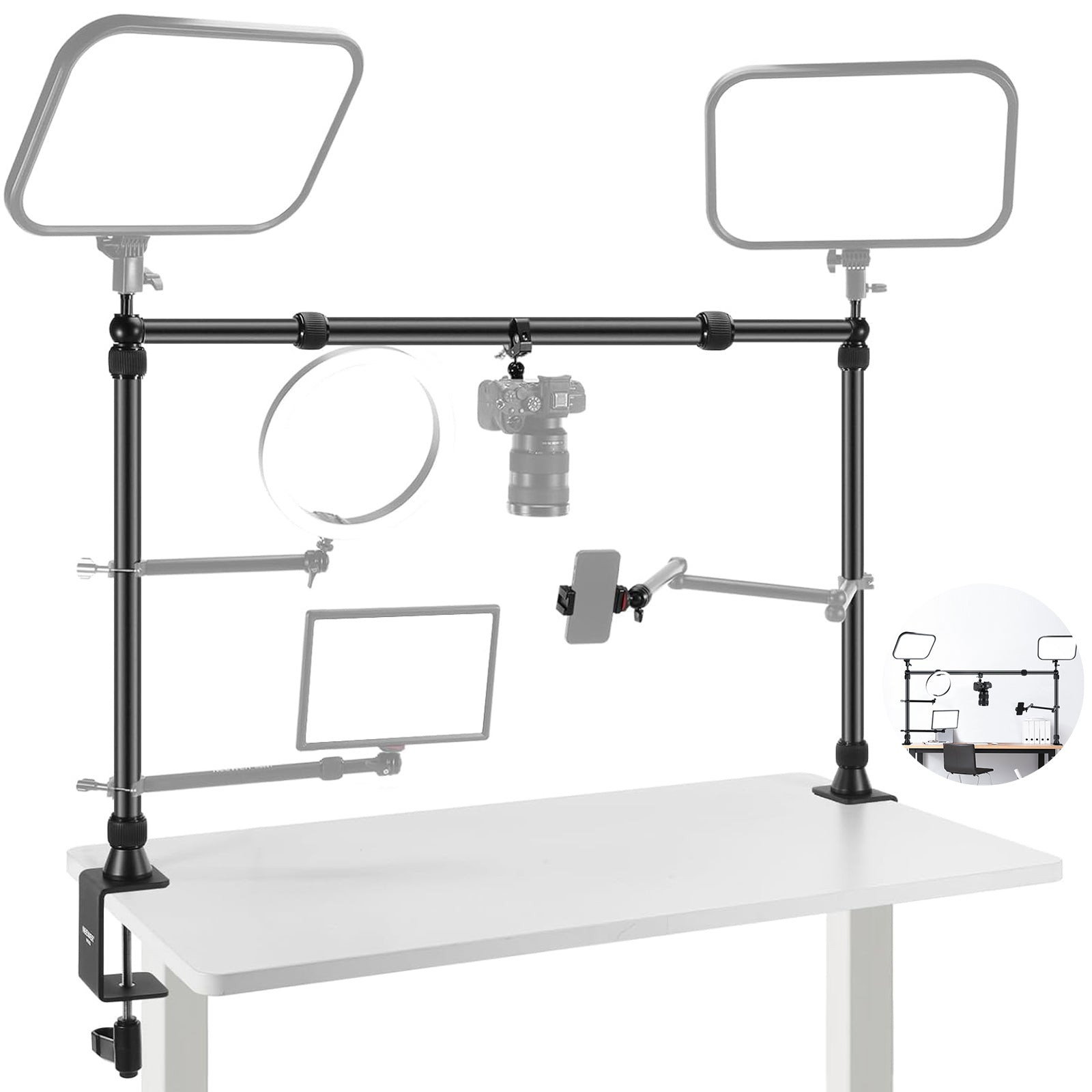 Bordsstativ för flatlays & overhead videos