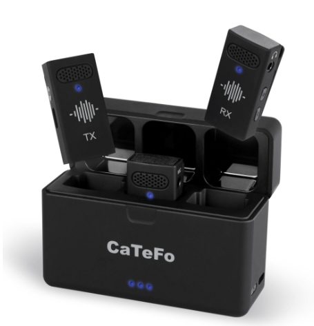 Myggmikrofonkit för iPhone / Android / Spegellös