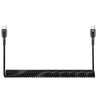 65W USB-C kabel spiral 2 meter