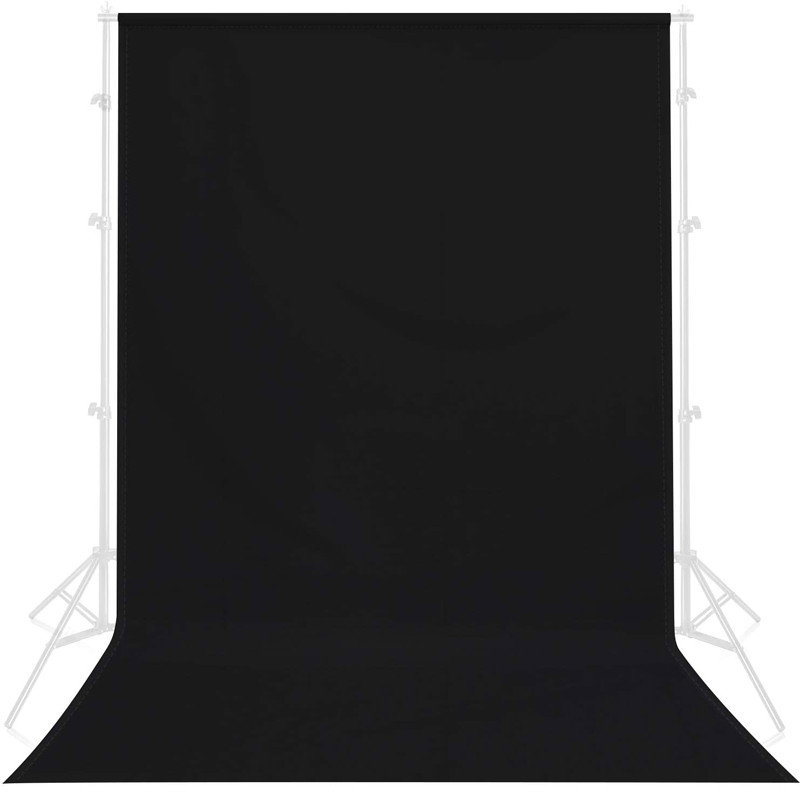 Svart bakgrund i polyester (3 x 3 meter)