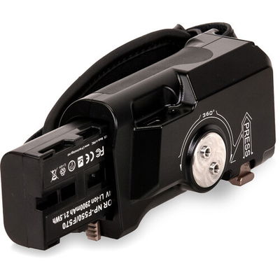 Tilta Left-Side Advanced Power Handle with Run/Stop F570, Black