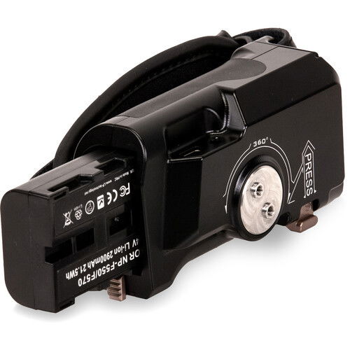 Tilta Left-Side Advanced Power Handle with Run/Stop F570, Black