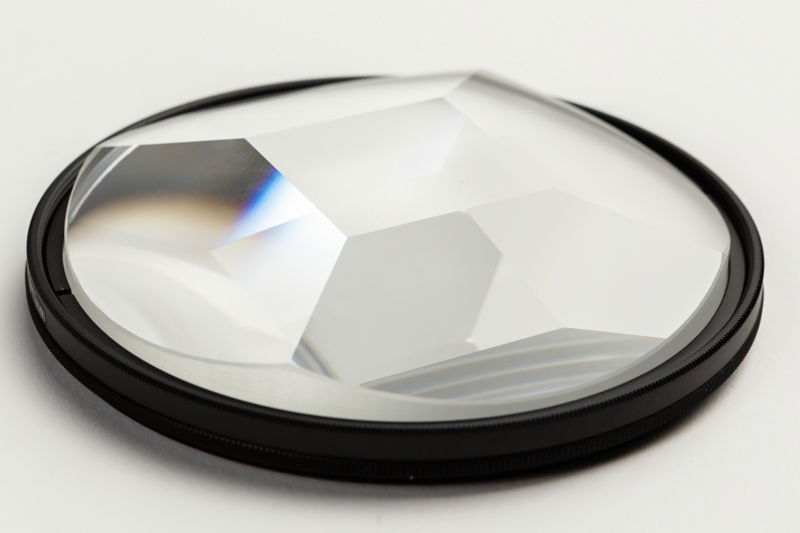 Foreground Blur One-Side Stretch Drag Effect Prism 77mm