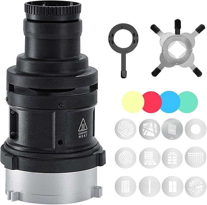Optisk Snoot för LED med bowens S-80