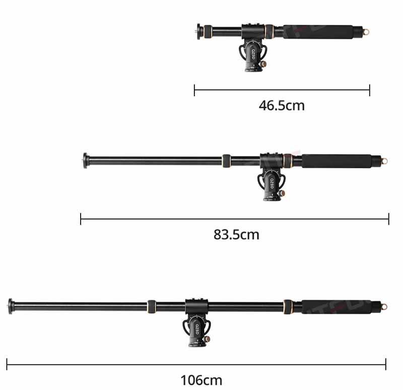 Reproarm i kolfiber max 104cm