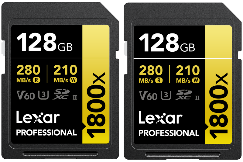SDXC Pro 1800x U3 UHS-II (V60) 128GB - 2 pack
