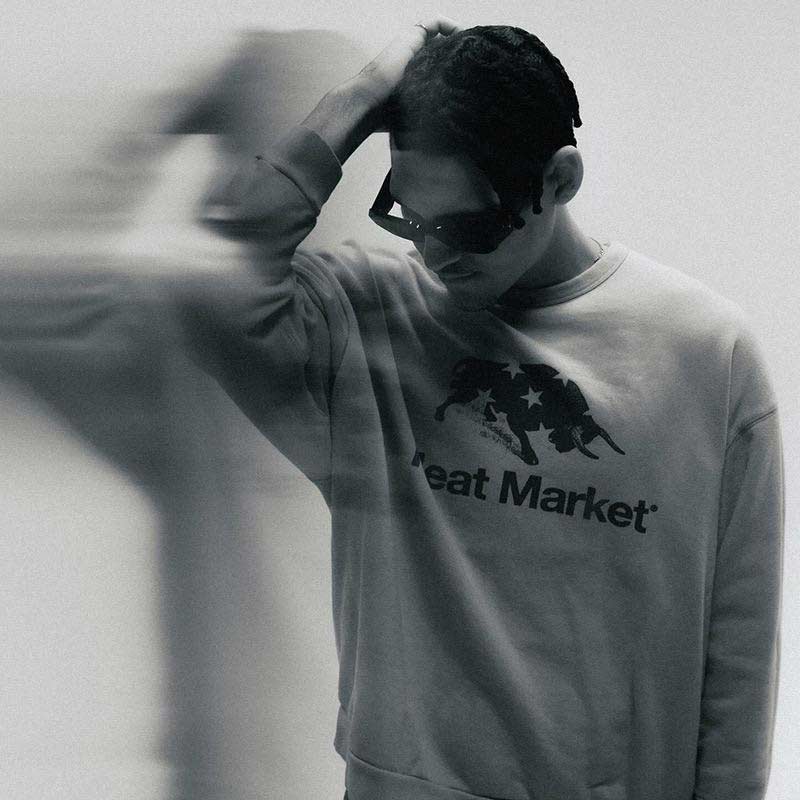 Foreground Blur One-Side Stretch Drag Effect Prism 77mm