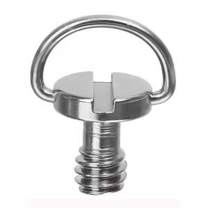 Adapter D-Ring 1/4" skruv till kamera
