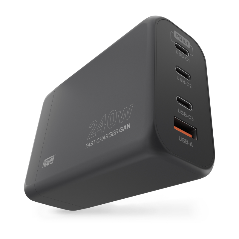 240W GaN USB-C PD Multiladdare 3.1