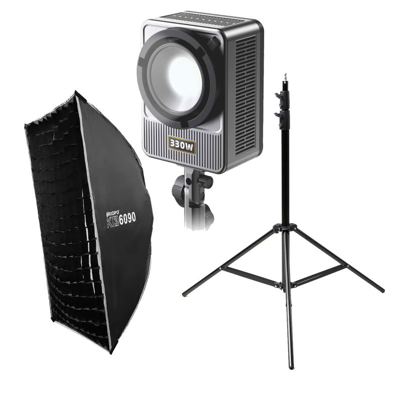 Ljusstarkt LED-Paket för foto och video 330 watt