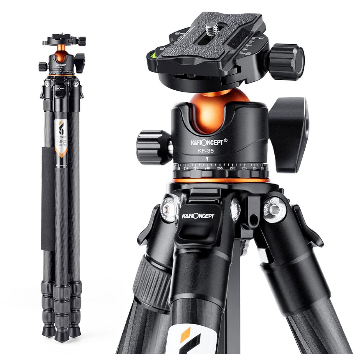 Quick Twist Tripod/Monopod i Kolfiber med kulled