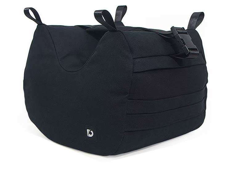 Saddle Bag Large 40 x 35 x 30 cm (Svart)