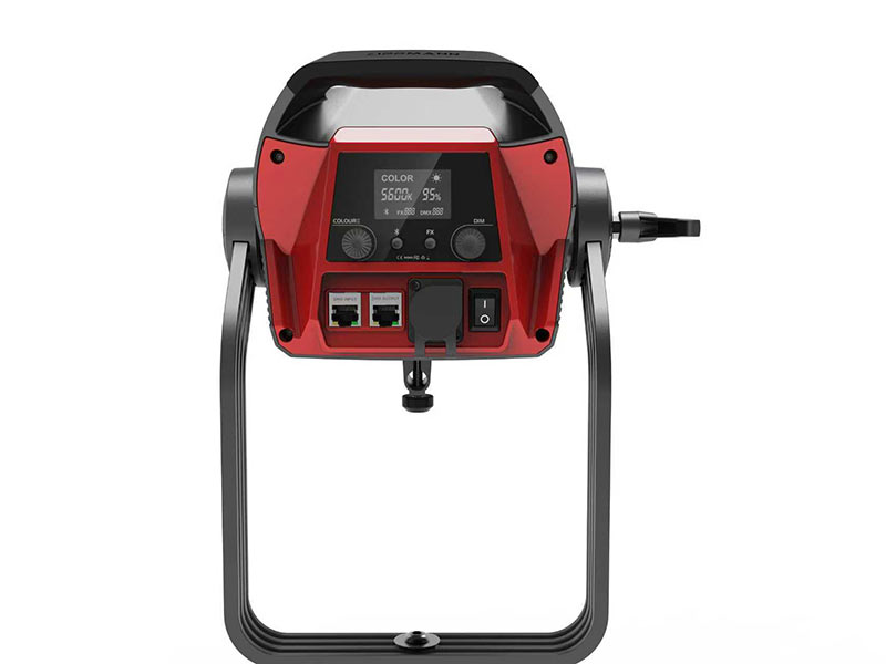 600W Bicolor videolampa med Bowens-bajonett