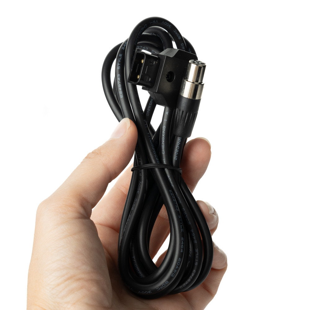 D-tap till Mini-XLR 3-polig