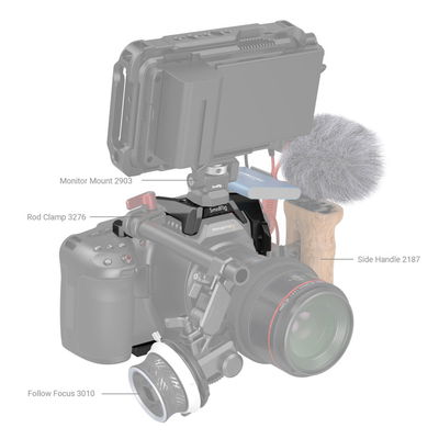 Halvbur för BMPCC 6K Pro